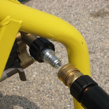 How to Connect the Hoses to the Pressure Washer