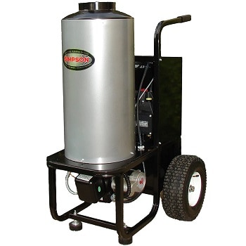 SIMPSON 1500 PSI Diesel Fired Hot Water Pressure Washer