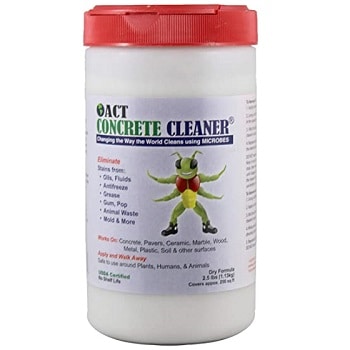 ACT Concrete Cleaner Eco Removes Oil Grease Mildew Stains