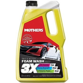 Mothers 05610 3X Triple Action Foam Wash Soap 100 fl. oz