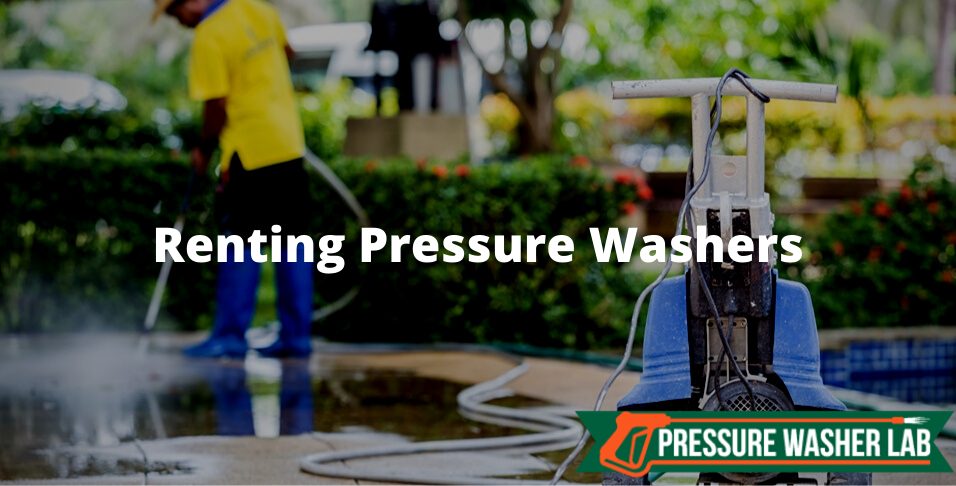 rent a pressure washer