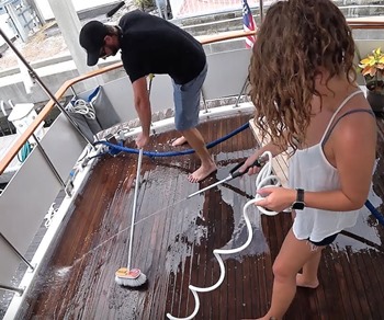 How to Pressure Clean the Other Parts of a Boat