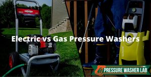 electric vs gas pressure washers