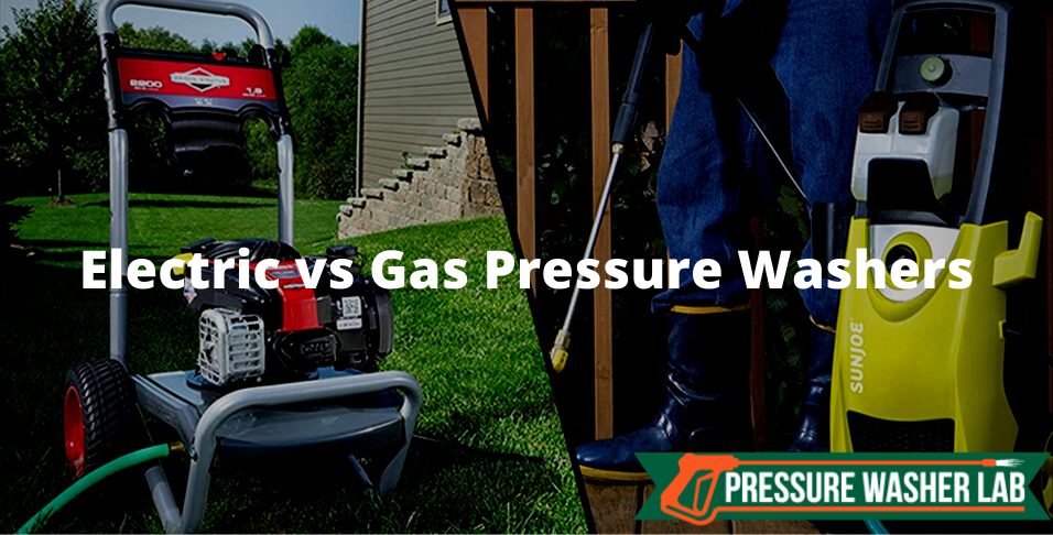 electric vs gas pressure washers