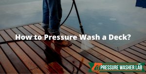 pressure wash a deck