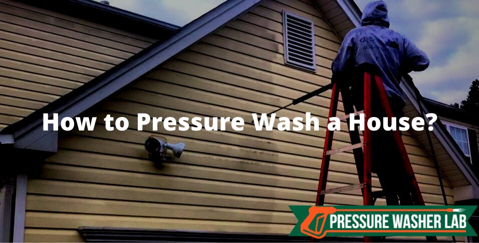 pressure wash a house